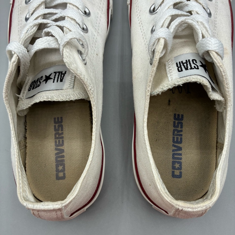 Converse Chuck Taylor All Star Low Sneakers Women’s 9 Optical White M7652 - Picture 7 of 8